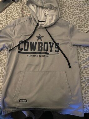 Cowboys Combine Training Men's Hoodie - Gray